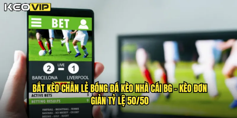 Bắt Kèo Chẵn Lẻ Bóng Đá Kèo Nhà Cái BG - Kèo Đơn Giản Tỷ Lệ 50/50